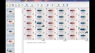 Software Template Cetak foto dan cetak kartu pvc id card screenshot 2