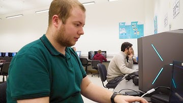 "I made a Virtual Reality game." - Cameron Scholes, BSc (Hons) Computing in Games Development (R)