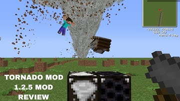 Tornado mod 1.2.5 zalith launcher gameplay review minecraft 1.2.5