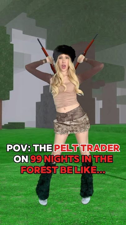 The “PELT TRADER” in 99 NIGHTS IN THE FOREST on ROBLOX Has EVERYTHING!🤭