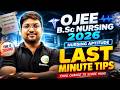 OJEE B.Sc Nursing 2026 || Nursing Aptitude Last Minute Tips || Strategy to Score 90+