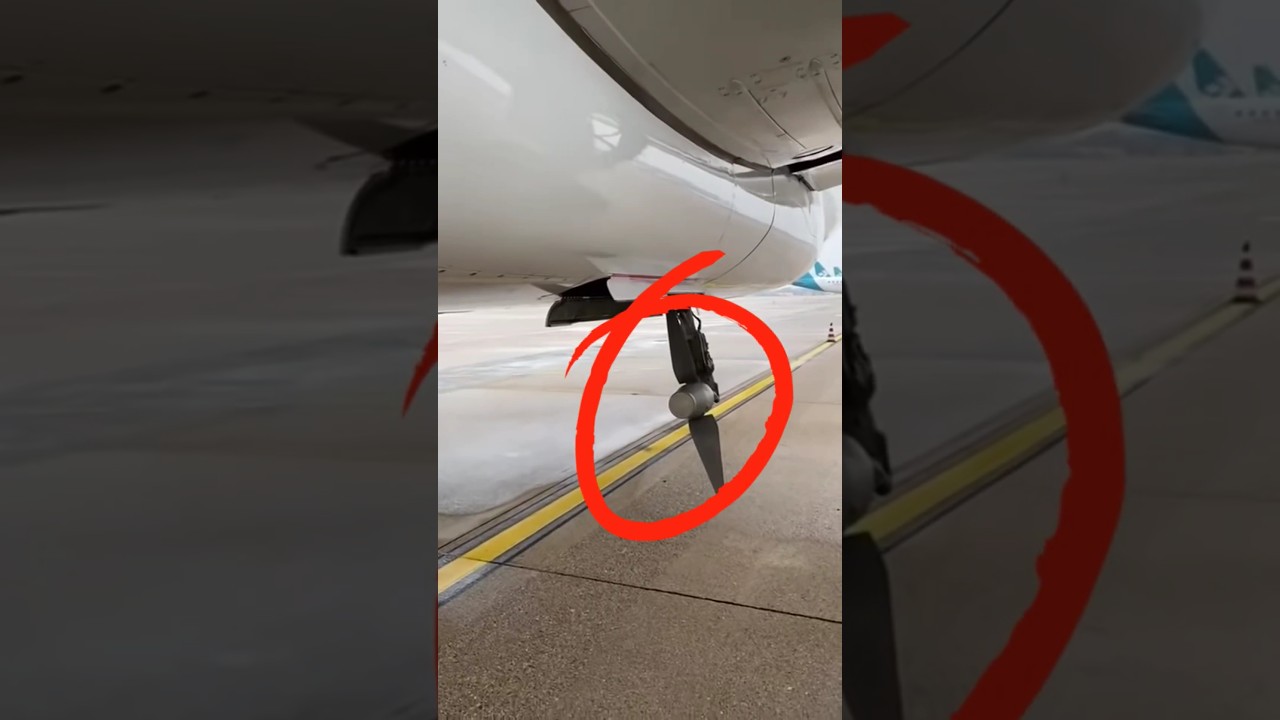 Ram Air Turbine in Aircraft | Beware of this before you fly #shorts