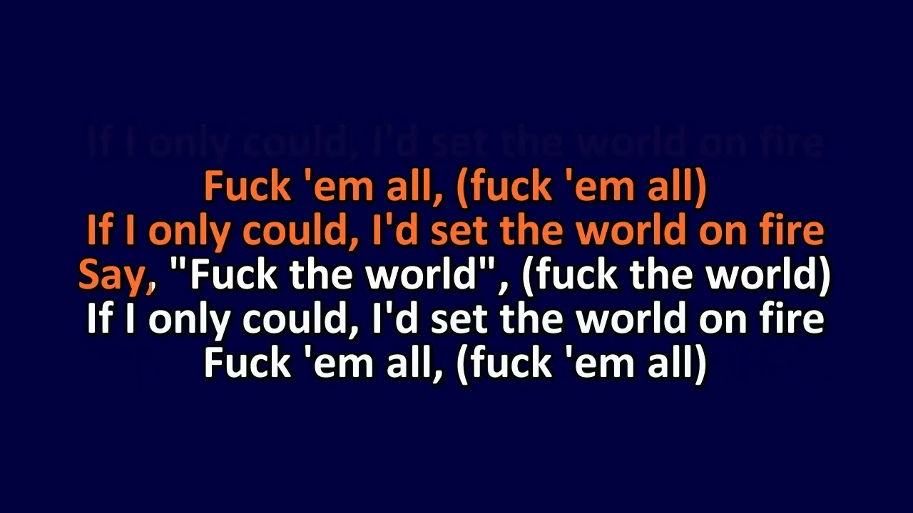 Insane Clown Posse - F_ck The World - Karaoke Instrumental Lyrics - ObsKure
