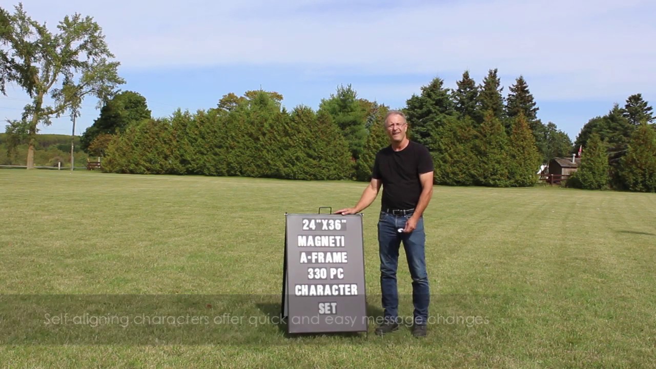 Cana-Mag A-Frame Sign