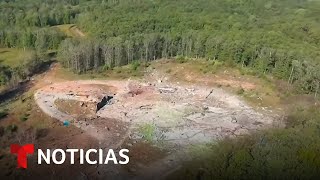 Fijan en 16 los muertos tras estallido en planta de fabricación de explosivos | Noticias Telemundo Fijan en 16 los muertos tras estallido en planta de fabricación de explosivos | Noticias Telemundo