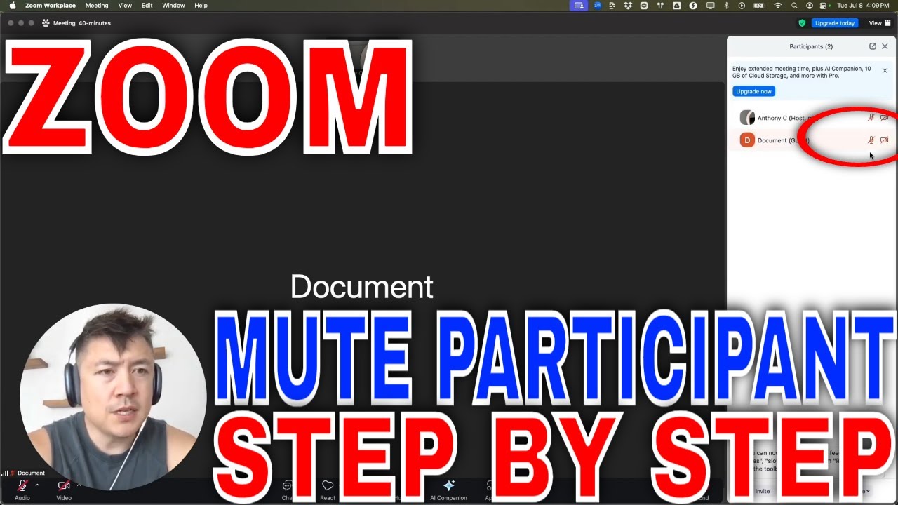 ✅  How To Mute Single Participant In Zoom🔴
