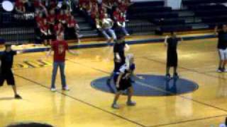 powderpuff dance at the pep-rally