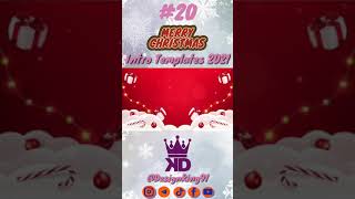 Merry Christmas Intro Template 20 for YouTube Channels No Text   No Copyright   Free Download