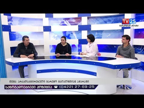 არაადაპტირებული გარემო მაღალმთიან აჭარაში 19 02 1 2019