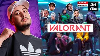La Five Stack Inattendue Valorant Ft. Squeezie, Kameto, Etoiles Nisqy - Live Complet Gotaga