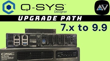 Q-SYS Firmware Update Steps ( versions 7 to 9.9.x ) #qsc #qsys