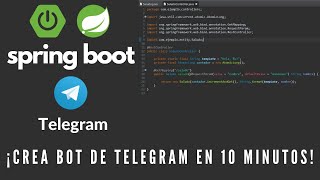 Telegram bot Spring Boot - Código telegram bot java spring PARTE #3