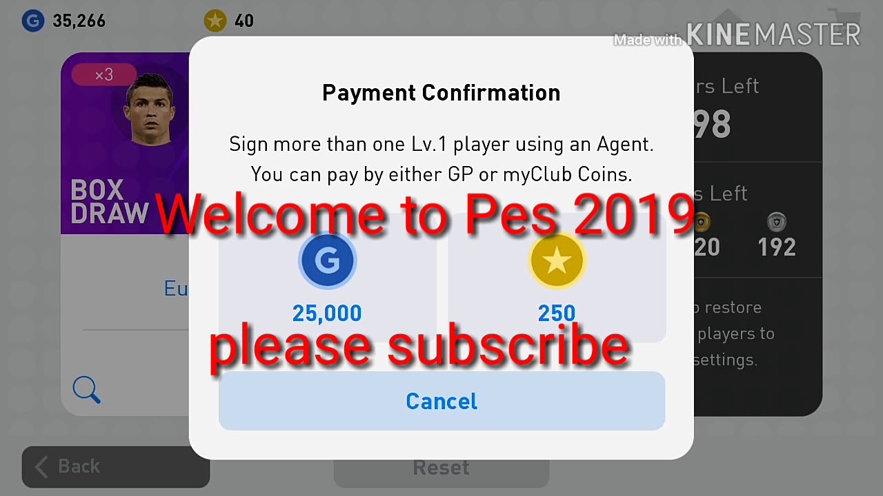 Pes 2019 Box draw and Special  how to get black ball