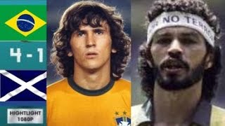 Brazil 4 x 1 Scotland (Zico, Sócrates, Kenny Dalglish) ●1982 World Cup Extended Highlights HD 1080