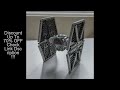 450PCS MOC Tie Fighter Stars Fighter Space Wars Figures FIT Model Building Blocks Bricks Kids Boys T