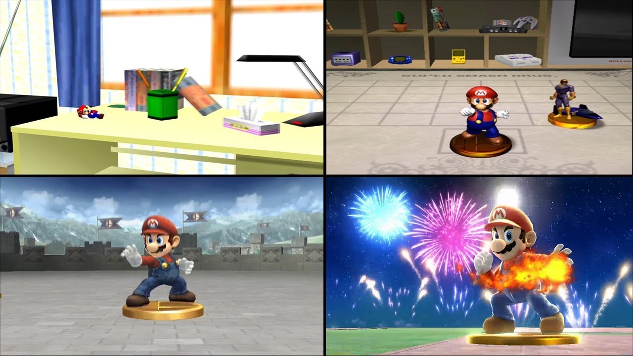 Evolution of Original Character Endings in Super Smash Bros (1999 - 2014)
