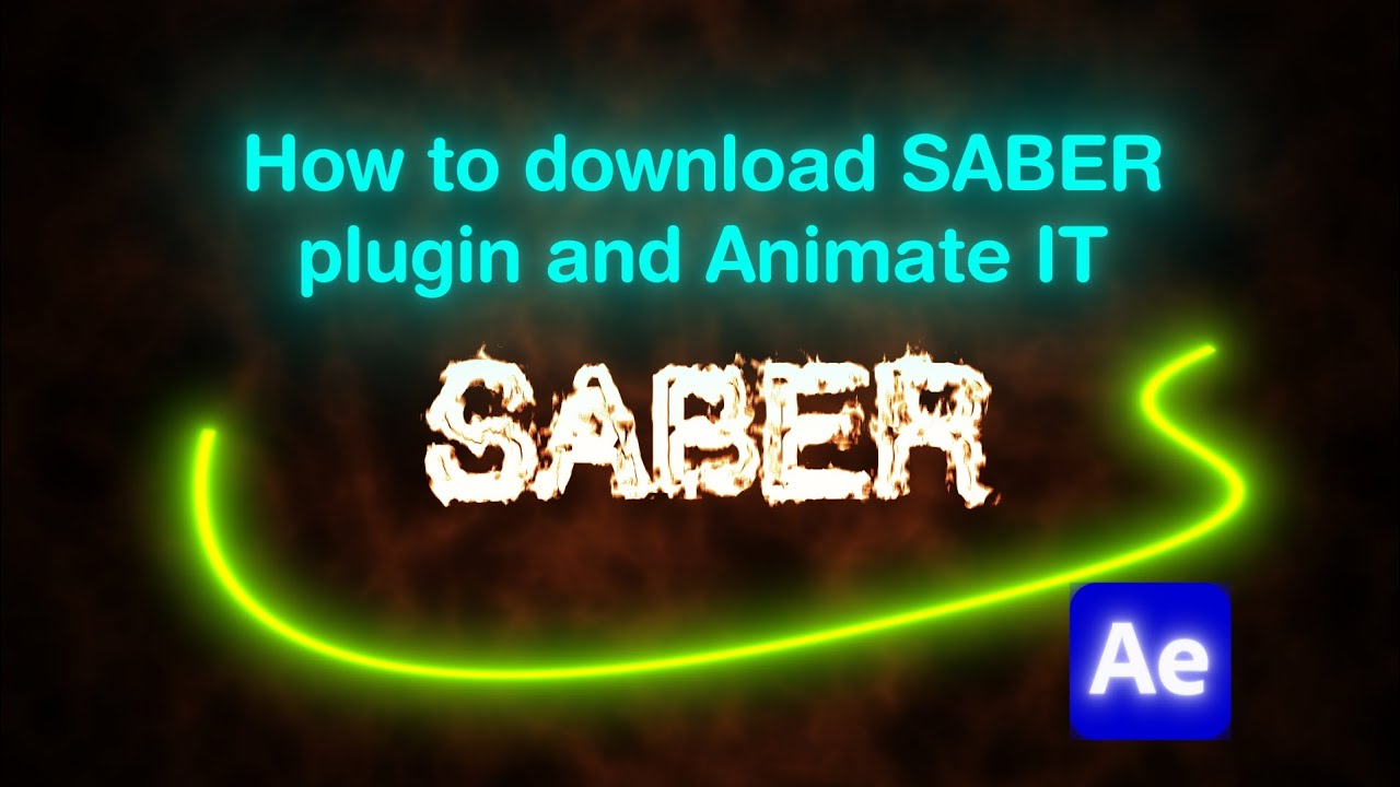 Saber Plugin Free Download & Text Animation Tutorial | After Effects Guide