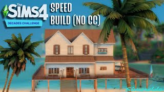 Building William And Annas New House speed Build No Cc  Decades Challenge Build Special