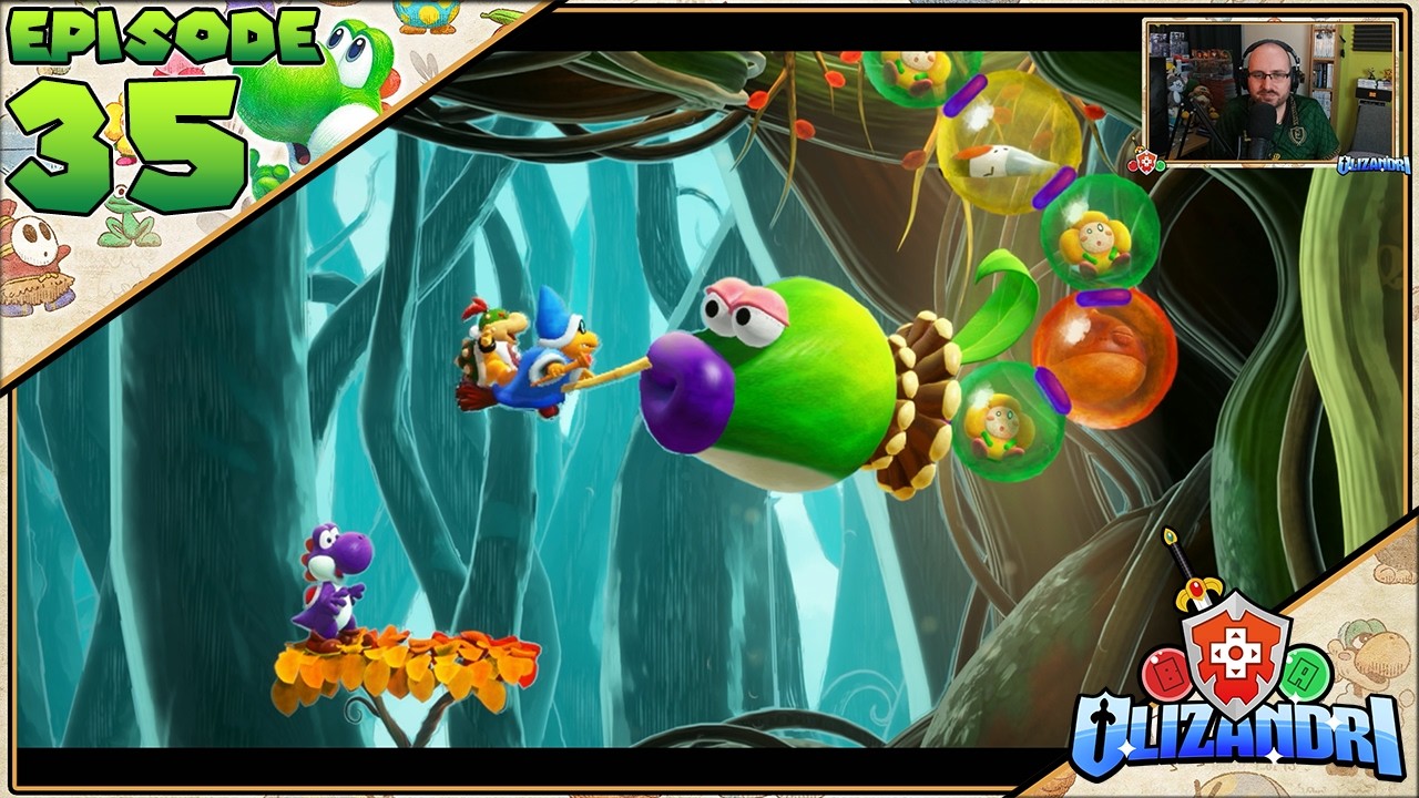 Yoshi And The Mysterious Book - Tallest Of Trees Gobbobble Boss