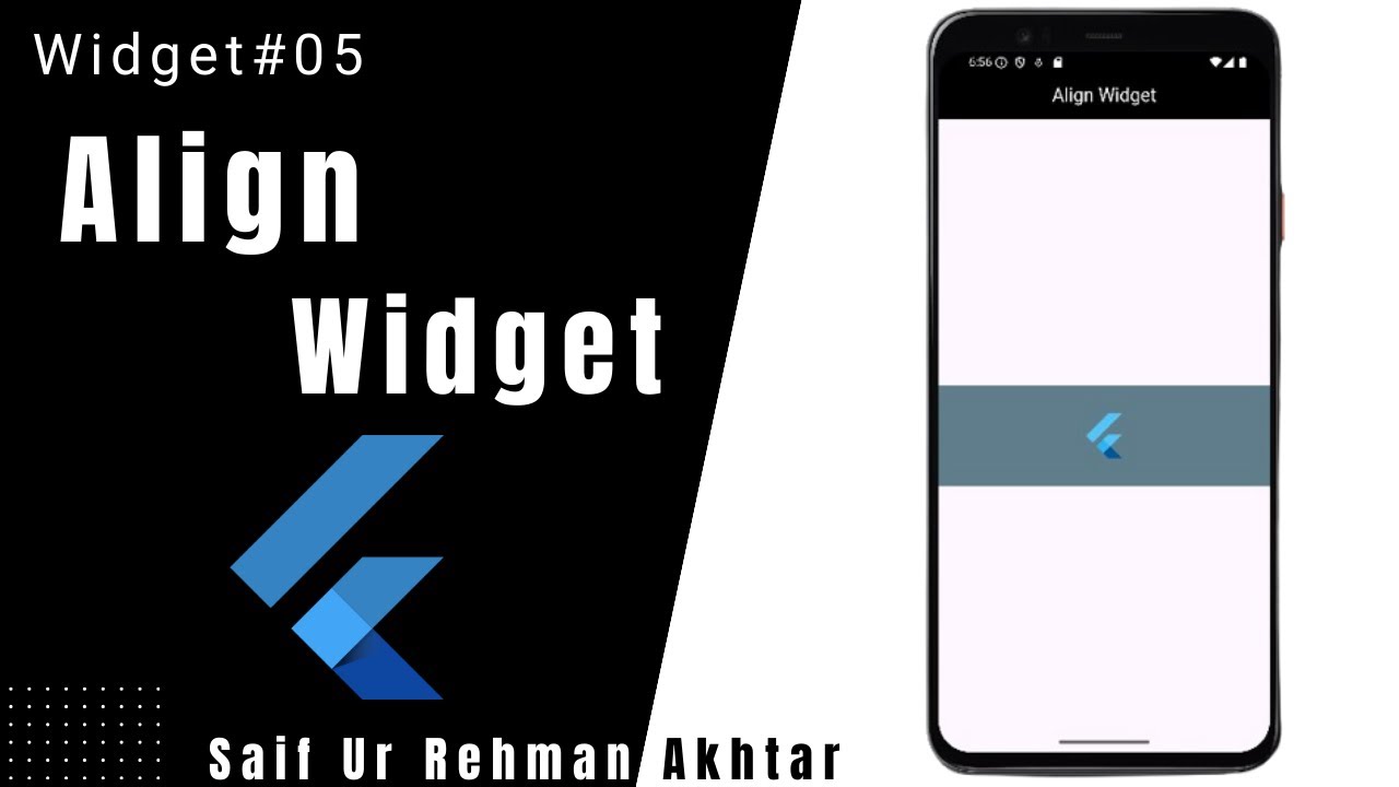 Flutter Align Widget Explained | Flutter 215 Widgets Series - YouTube