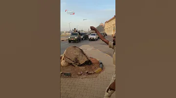 رويترز حميدتي ظهر في موقع قريب من مجمع القصر الرئاسي بالخرطوم 