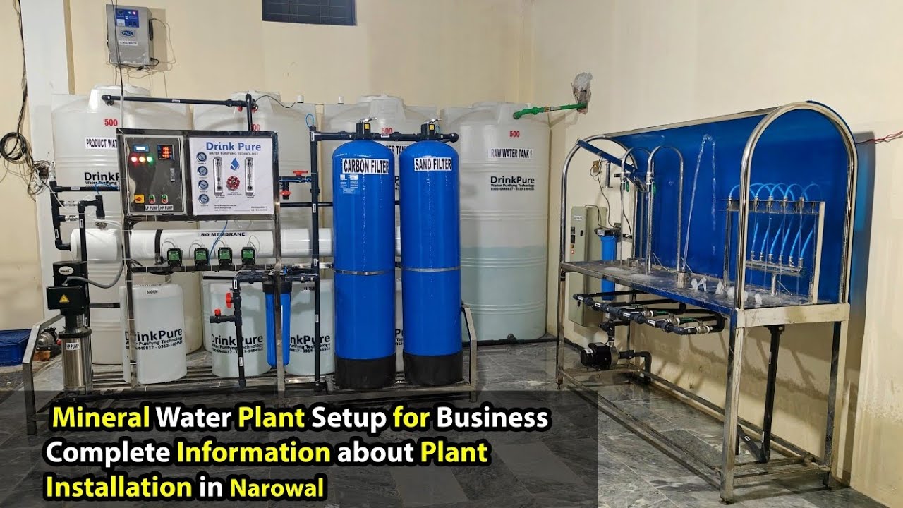 Mineral Water Plant Setup for Business | Information about Water Plant | Installation