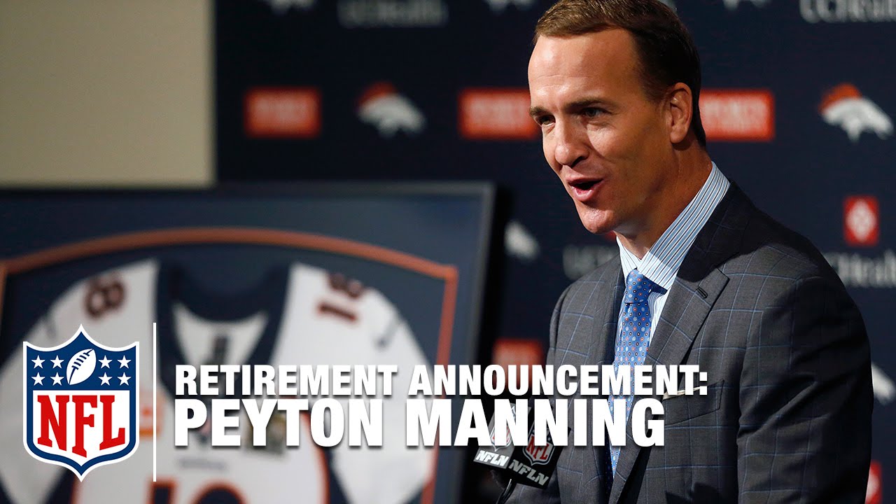 Peyton Manning's Emotional Retirement Speech! 