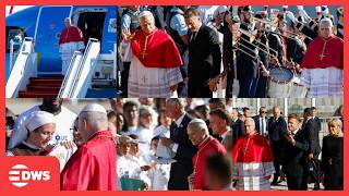FULL GRAND WELCOME: Pope Leo XIV Receives Warm Reception From Macron And Crowds In Paris | AK1F