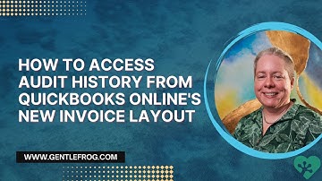 How to Access Audit History From QuickBooks Online