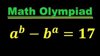 Math Olympiad | How to solve for "a" & "b" in this problem?  #matholympiad