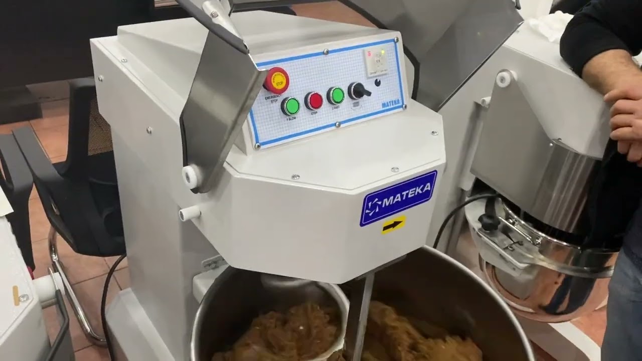 Mateka SPK600T 60 kg Spiral Endüstriyel Hamur Yoğurma Makinesi ile Sağlıklı Atıştırmalıklar