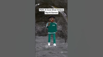 POV: A cave diver enters squid games
