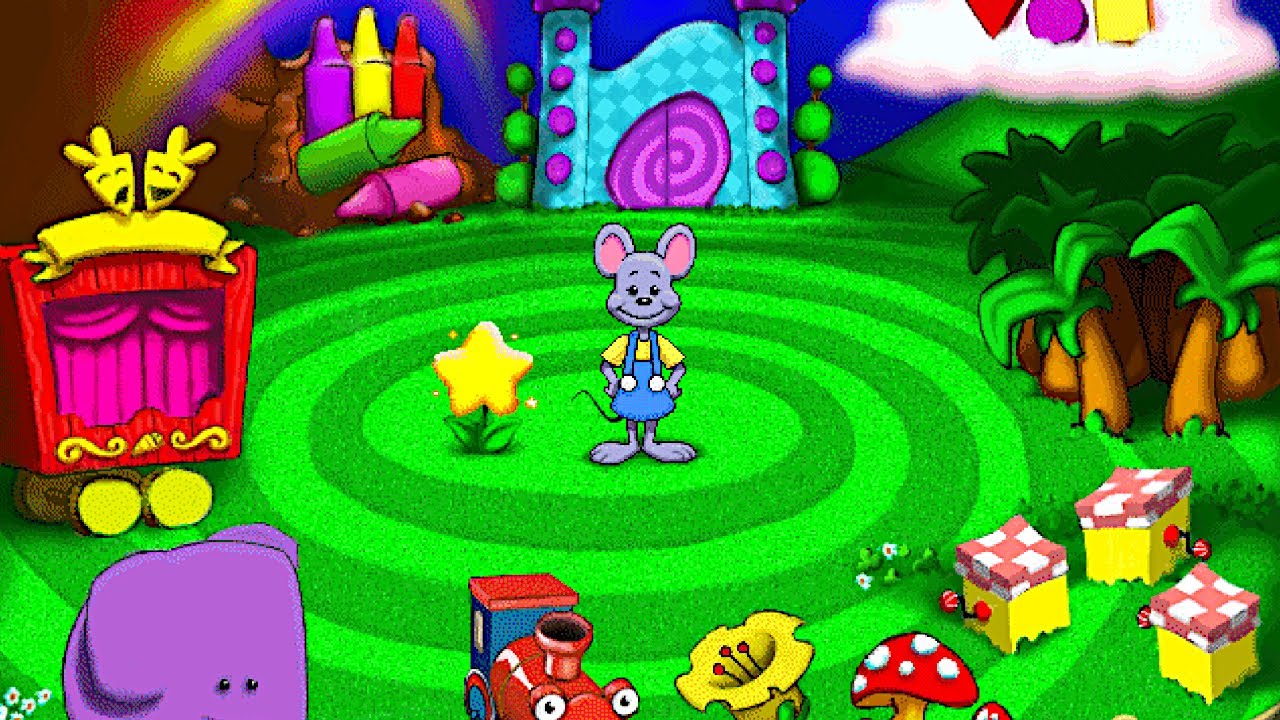 Reader Rabbit Toddler (PC) Playthrough - YouTube