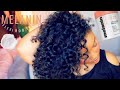 DEFINED & MOISTURIZED Flexi Rod Set on Blow Dried Natural Hair ft. Melanin Twist Elongating Cream