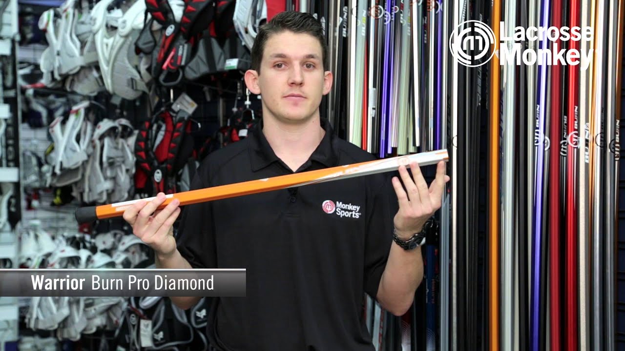 Warrior Burn Pro Diamond Lacrosse Shaft YouTube