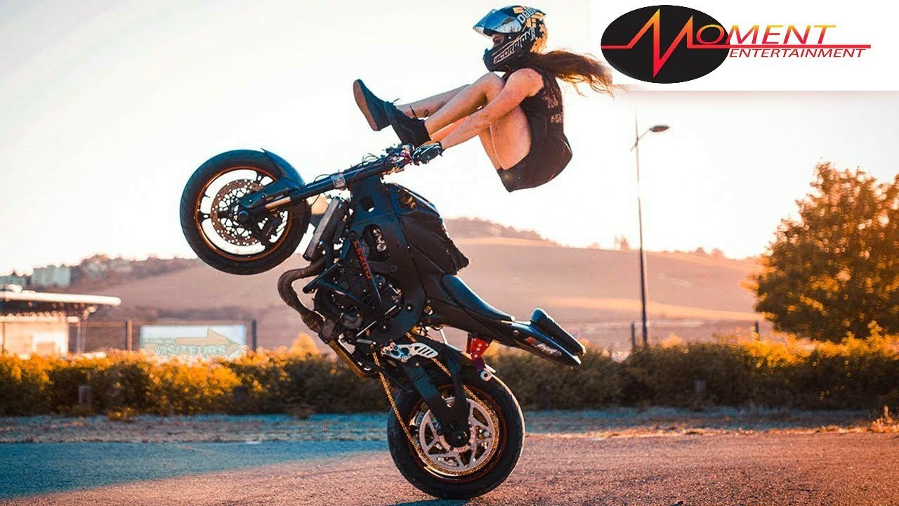 Girls Bike Stunt & Music Sarah Lezito stunt in Sweden YouTube