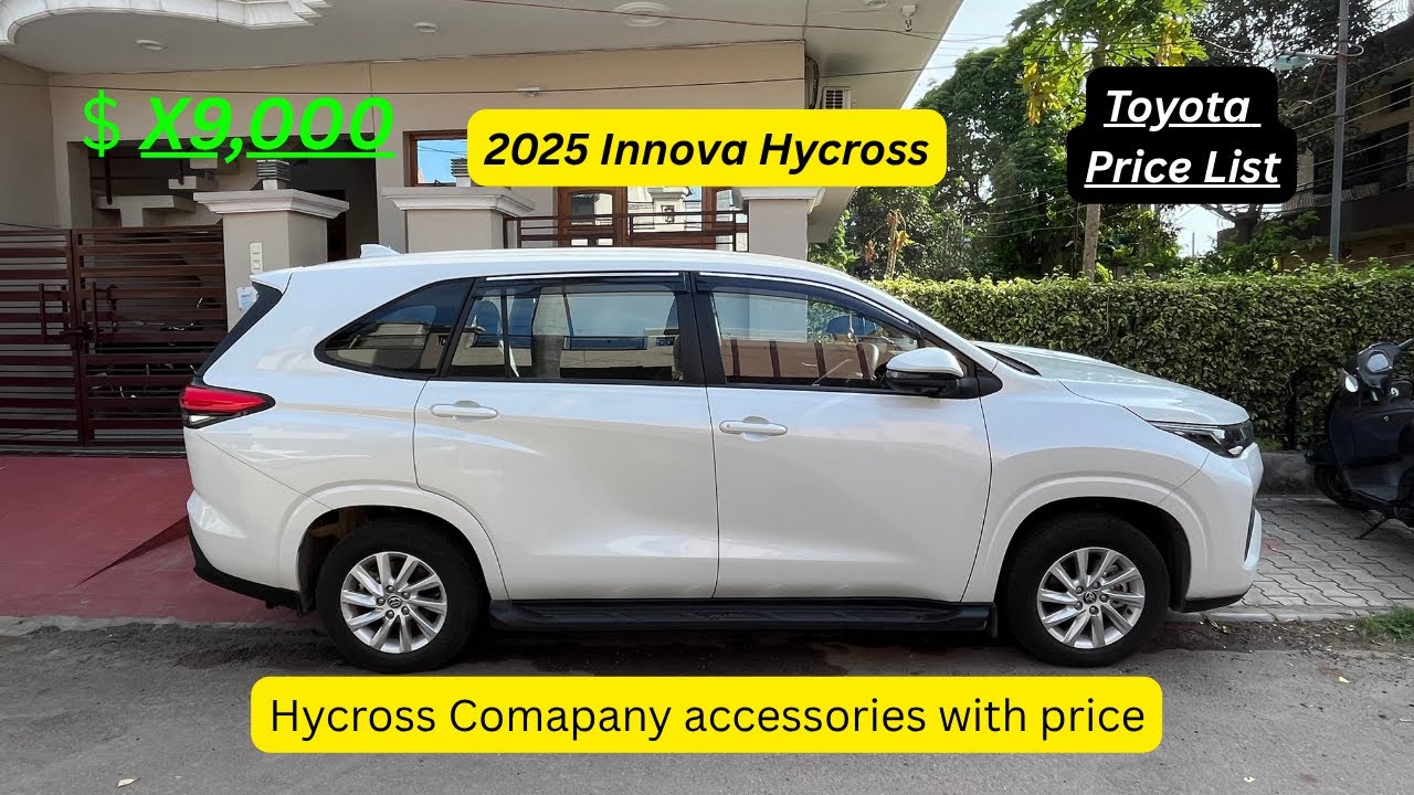 Innova Hycross GXO accessories under 50,000| hycross GX O 2025 Modifications #toyota #innovahycross