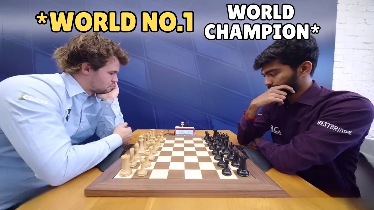 World No.1 Magnus Carlsen vs World Champion Gukesh!