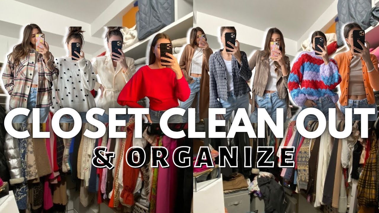 MAJOR CLOSET CLEAN OUT & organize with me - YouTube
