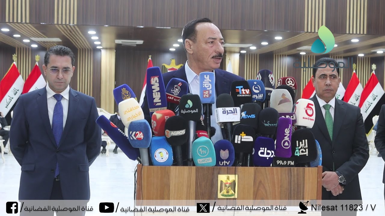 محافظ نينوى السابق نجم الجبوري يعلن تسليم مهامه للمحافظ الجديد عبدالقادر الدخيل ويتمنى له التوفيق