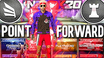 THIS POINT FORWARD BUILD GETS CONTACT DUNKS! BEST POINT FORWARD BUILD ON NBA 2K20