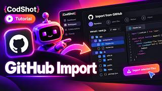 Import Code from GitHub into CodShot | Tutorial