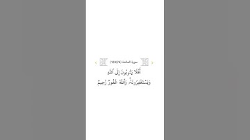 سورة المائدة ٧٤