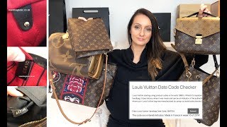 Louis Vuitton Date Code Checker + What do they mean and how to find it