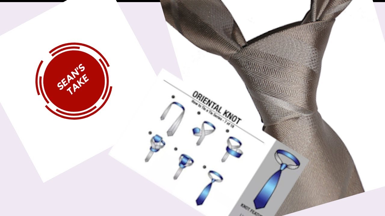 How to Tie a Tie : Learn the oriental knot - the knot you ever need for