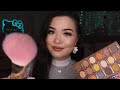 ASMR Big Sister Does Your Makeup For A Party🖤 (Layered Sounds)