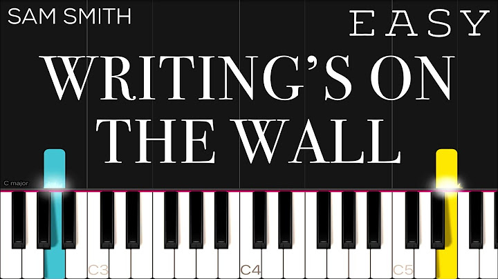 Writing's on the Wall Piano version - Piano performance video thumbnail
