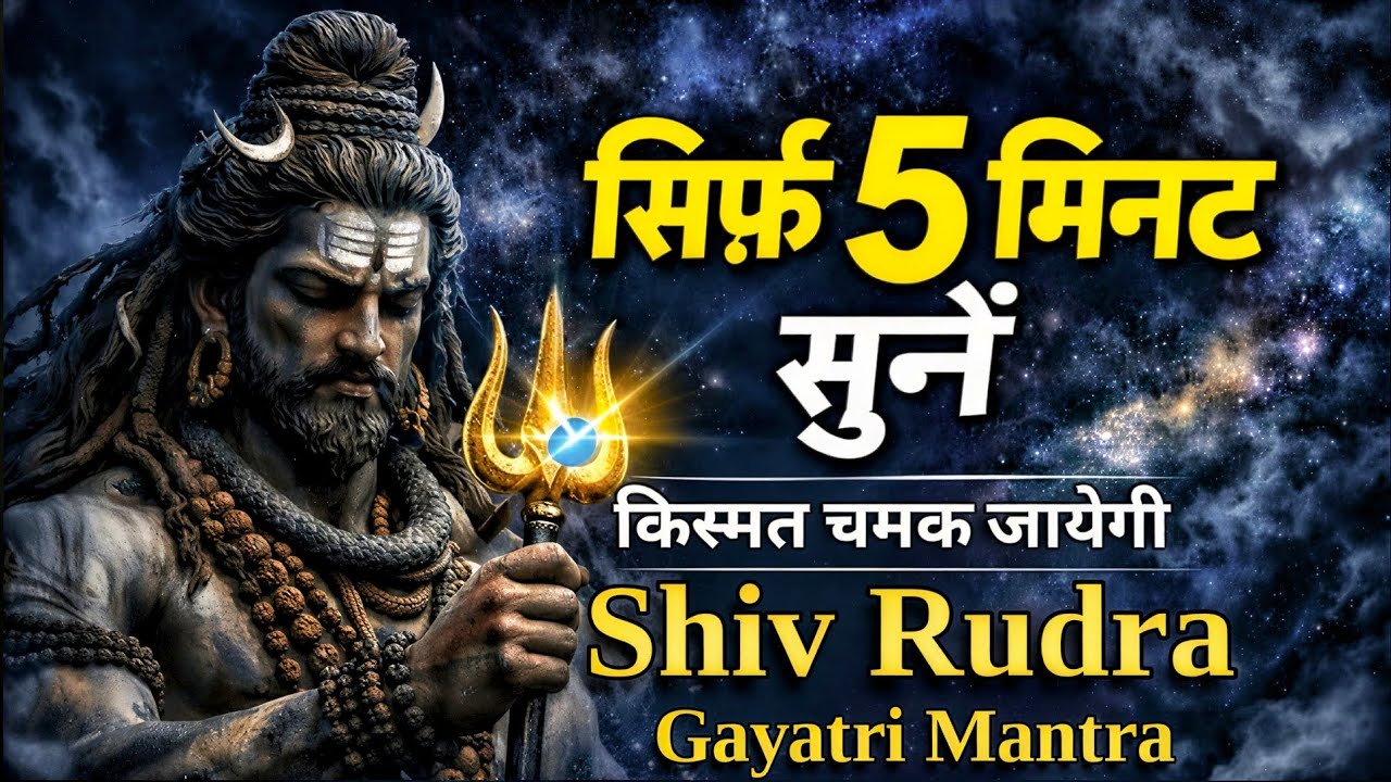 Powerful Shiv Rudra Gayatri Mantra | हर समस्या का अंत - 108 Times ...
