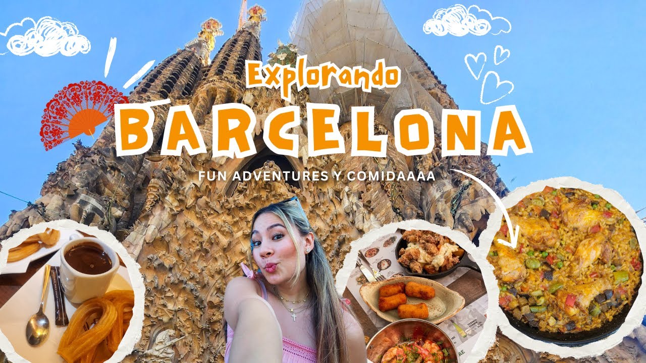 My Spanish-Korean Heritage Meets Barcelona 🇪🇸🇰🇷 | Tapas, Churros y la Sagrada familia!