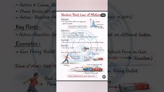 Third Law of Motion Action and ReactionExplained #motion #neetpreparation #nee #iit #neetaspirants